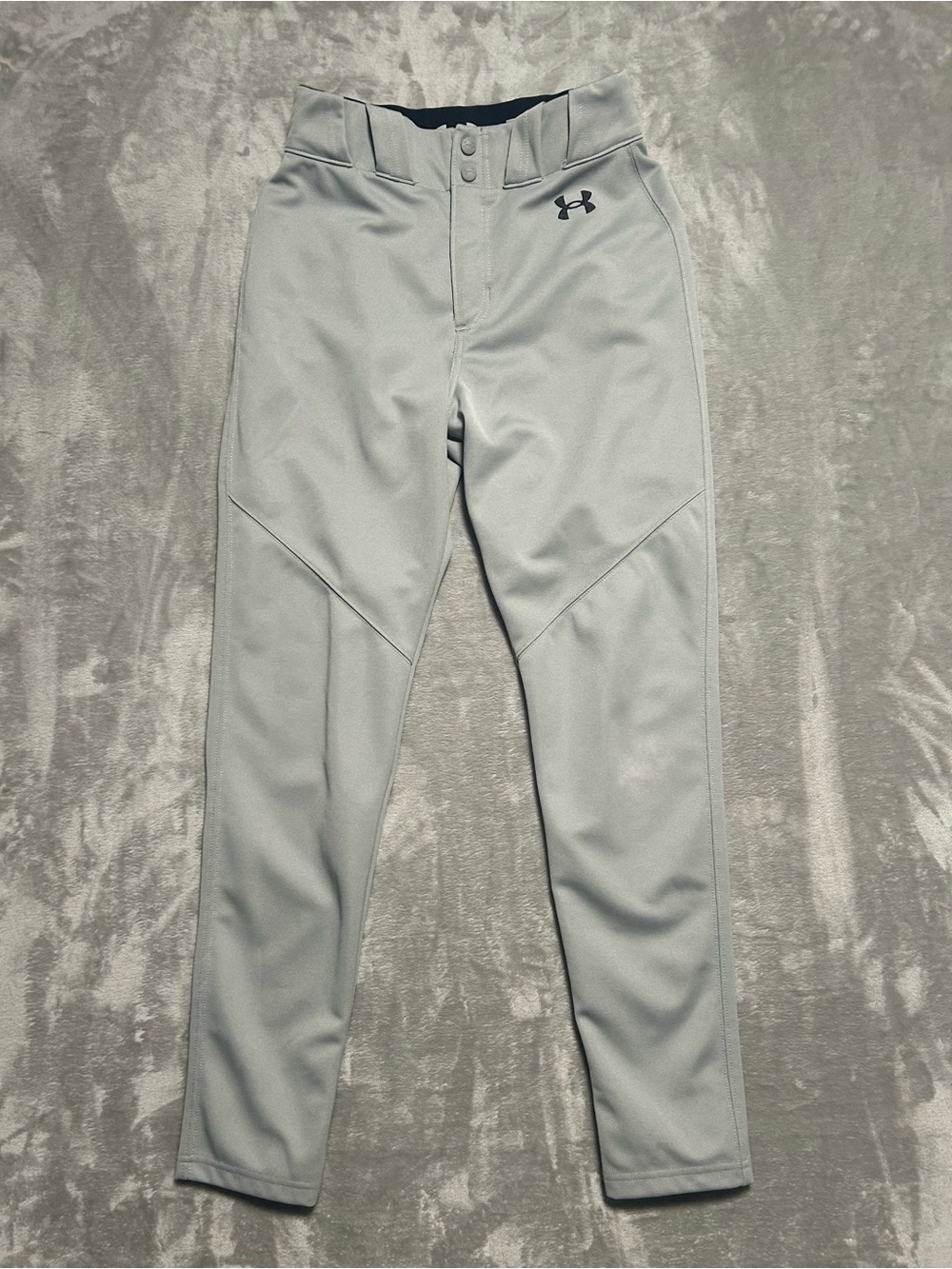 Under Armour Baseball Pants Men’s Small Skinny Fit Gray